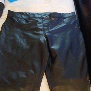 Black Leather Pants